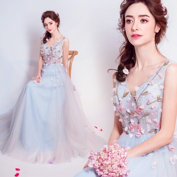 カラードレス 二次会 安い ロングドレス パーティードレス 結婚式 花嫁 フォーマルドレス 演奏会 イブニングドレス カクテルドレス コンサート バックレス