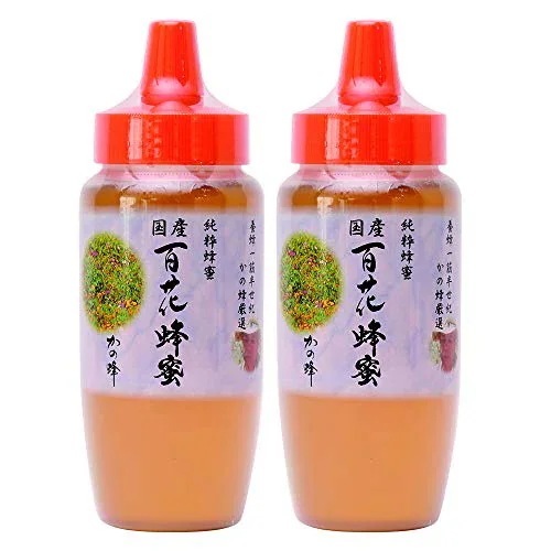 はちみつ 専門店 国産 百花 蜂蜜 500g×2本 完熟 の 純粋 蜂蜜 （とんがり容器）