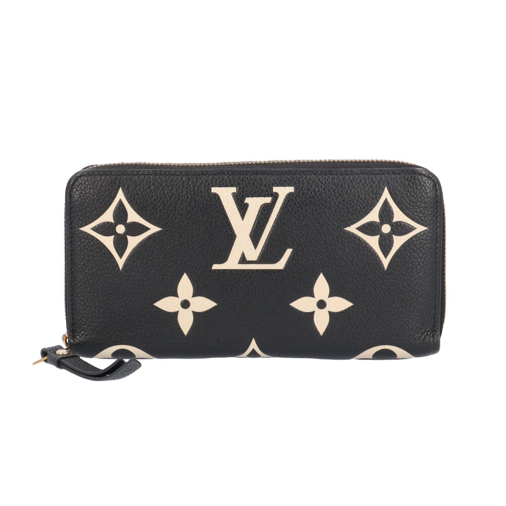 ルイヴィトン ジッピーウォレット バイカラーモノグラムアンプラント 長財布 M80481 LOUIS VUITTON 中古