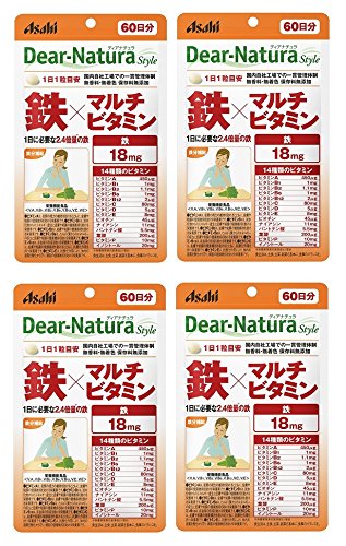 【まとめ買い】スタイル 鉄×マルチビタミン60粒(60日)×4個