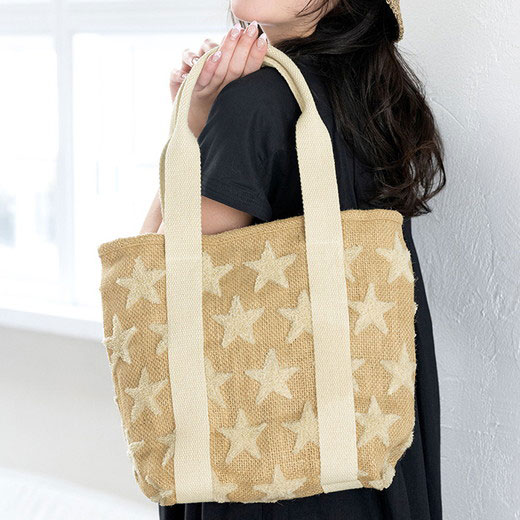 [最安値挑戦]！コントロールフリークスター柄トートバッグ レディース 夏 バッグ レディースバッグ