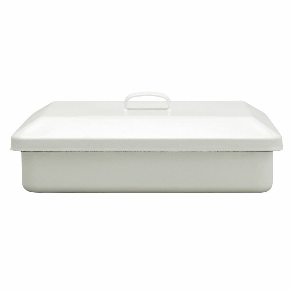 （まとめ買い）野田琺瑯 DG-35W 道具箱（全白） 保存容器 収納ケース [x3]