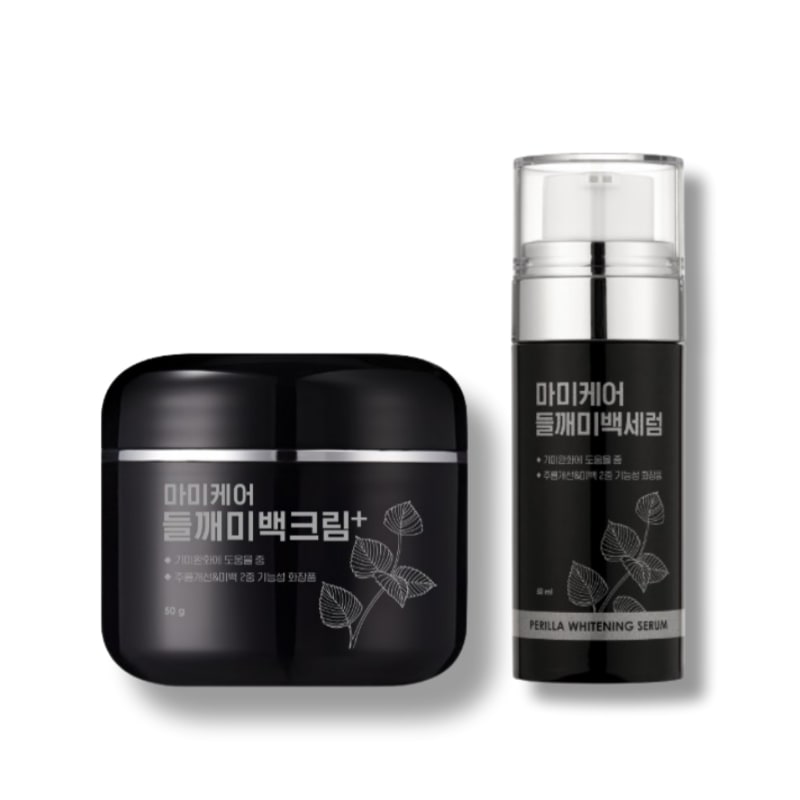 [2点セット]えごまシミセラム 50ml (ギミセラム)+えごまシミクリーム 50g / しみクリーム