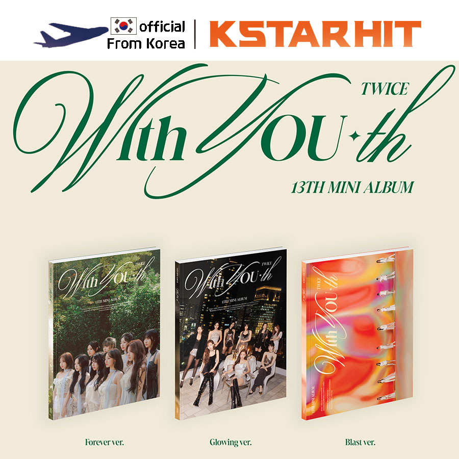 (3種セット) TWICE - With YOU-th (13枚目のミニアルバム) 6,779円