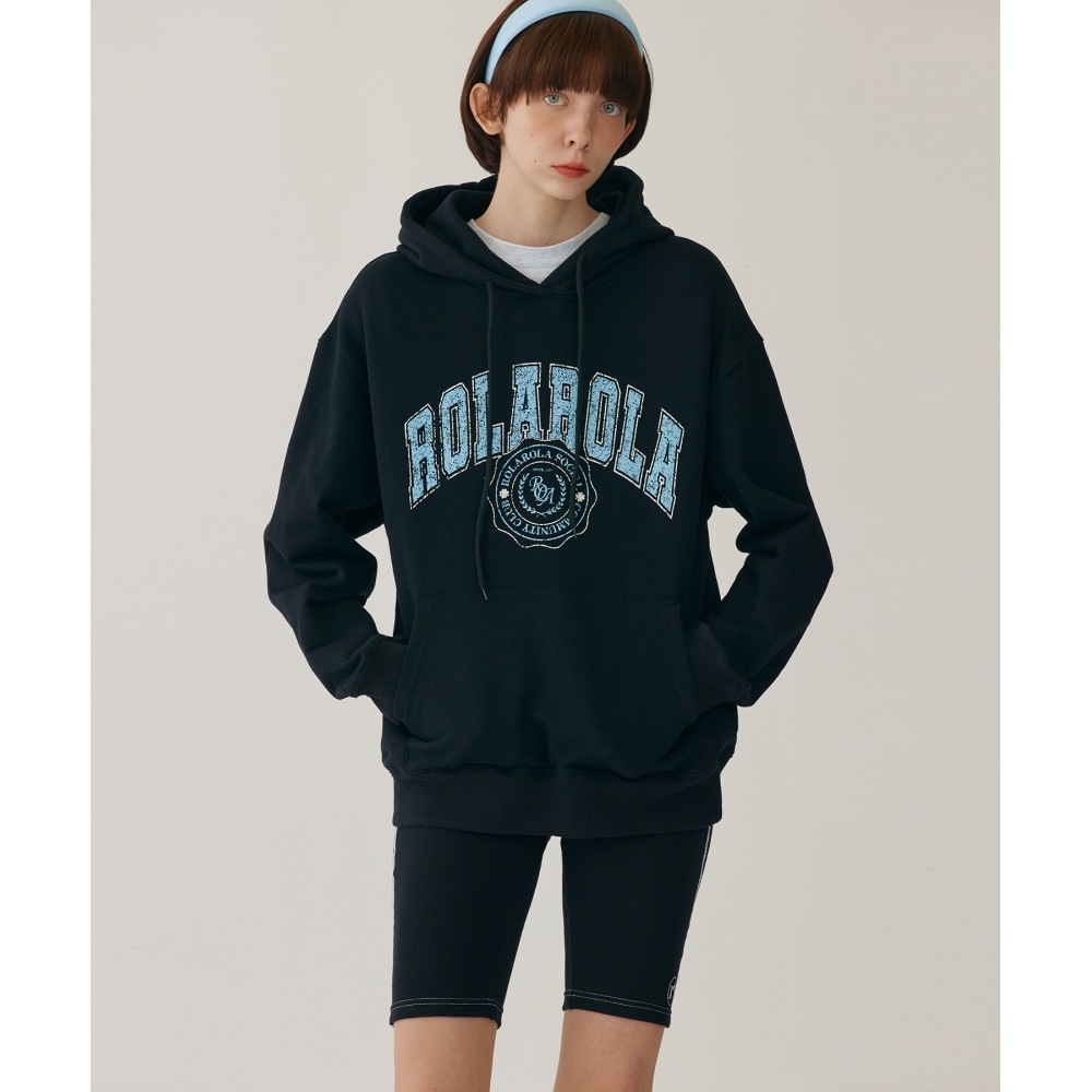 ロラローラローラアーカイブフード Tシャツブラック