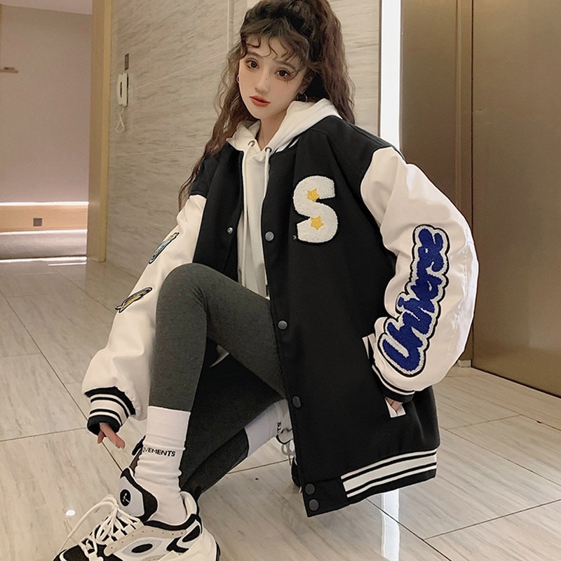 【期間特典】マウンテンパーカー アウター 長袖 ジャケット スタジアムジャンパー レディース アウター 長袖 スナップボタン ジャケット 楽ちん 大きめ 大きいサイズ レディースアウター 春 秋 韓