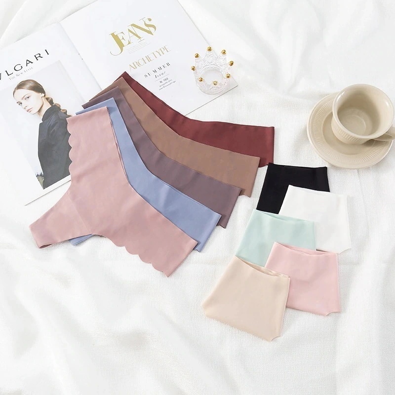 アイス セクシー極薄抗菌 Tストリング 3枚セット 補正下着 シームレスカップ付きインナー 響かない ショーツ 下着 補正下着韓国ファッション セット売りショーツ 響かない!シ一ムレス可愛いセット下着
