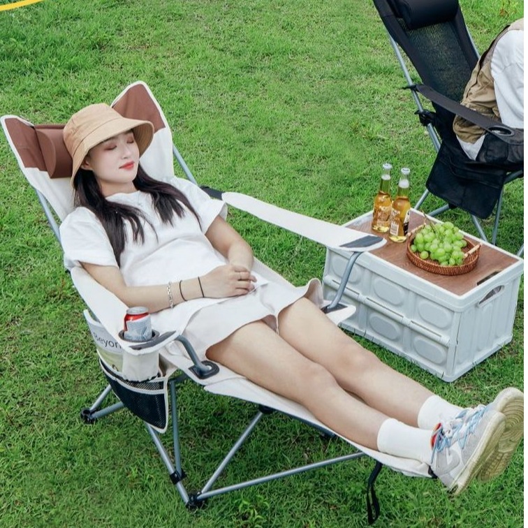 アウトドア折りたたみ椅子車載椅子両用ポータブルバックチェアビーチチェア釣り椅子オフィス昼休み椅子 5,521円