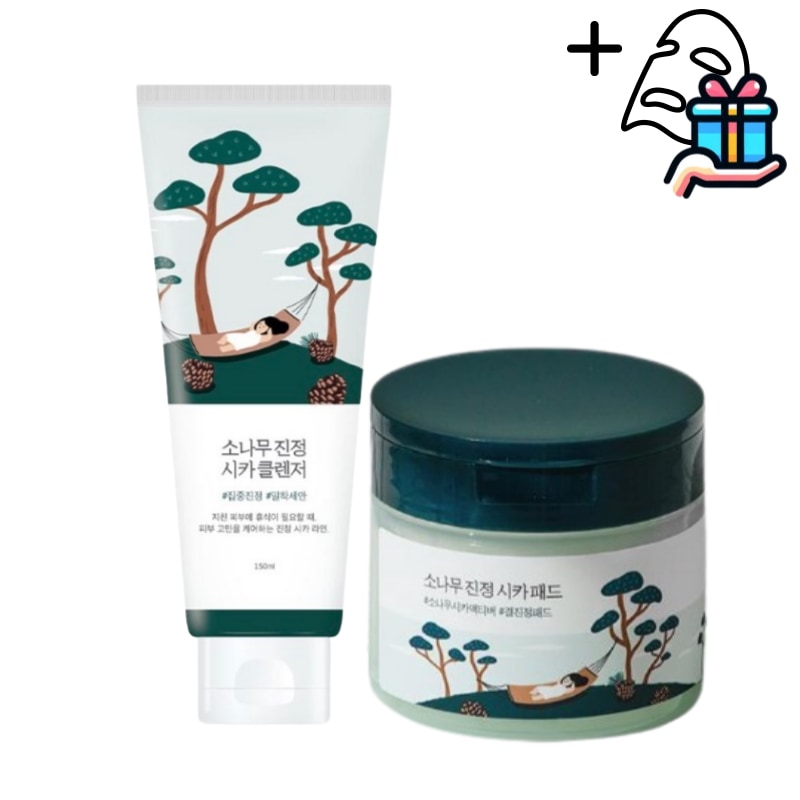 【シカ セット】 松の木 シカパッド 50枚 + 松の木 鎮静シカ 洗顔フォーム 150ml /オマケ付き/クレンジングフォーム/シカ/化粧下地/下地/ニキビ/スキンケア/オリーブヤング/韓国コスメ