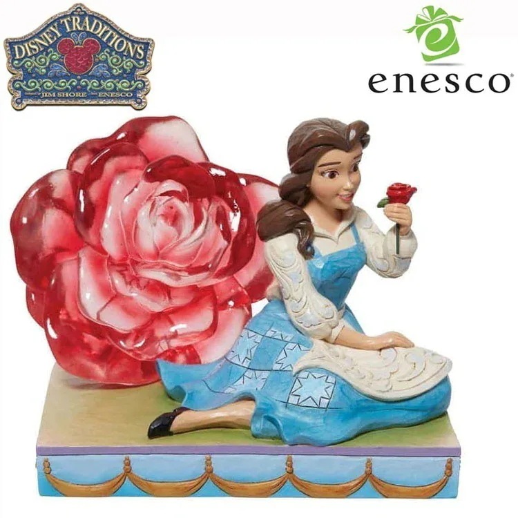 enesco(エネスコ) Disney Traditions 美女と野獣 ベル クリア ローズ ディズニー フィギュア コレクション 人気 ブランド ギフト クリスマス 贈り物 プレゼントに最適