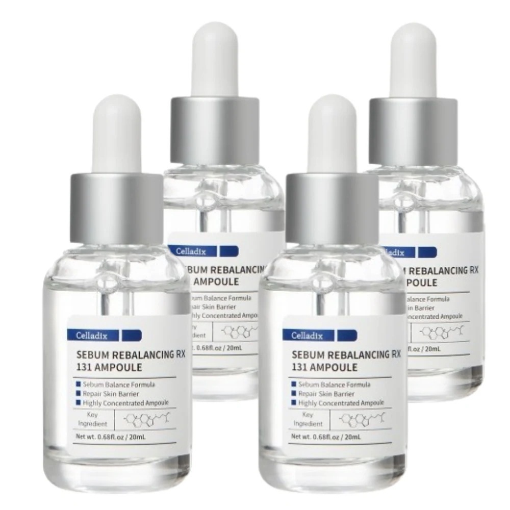 【期間限定3+1/ニキビケア】セバム リバランシング RX131 アンプル (20ml) / 皮脂をやさしく改善 / ニキビ肌専用美容液 / ニキビ跡 肌荒れ 黒ずみ 毛穴 ホワイトヘッド
