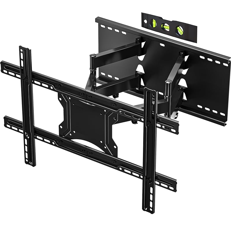 1homefurnit 壁掛けテレビ 金具 テレビ壁掛け金具 37-80インチLCD/LED/PLASMA/OLED対応 大型 耐荷重65kg チルト＆スイベル可能 VESA600x400mmまで フ