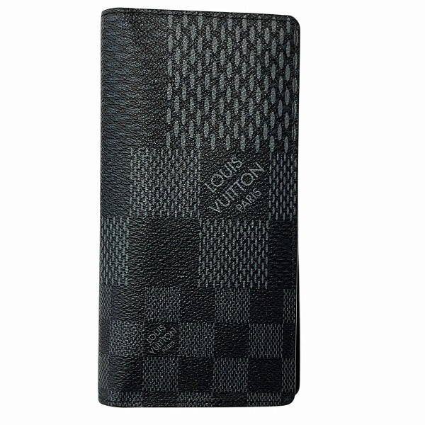 ルイヴィトングラフィット3D ポルトフォイユ ブラザNM N60436 2つ折り財布 【中古】