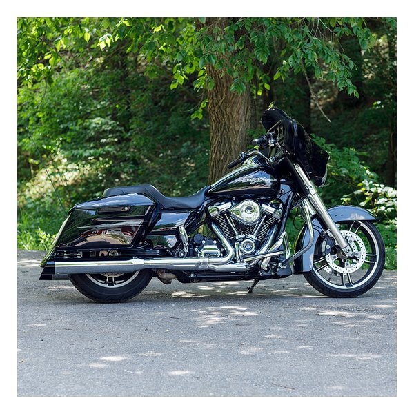 スリップオン Mk45カットラス CHR/BLK M8 Touring 17-22 550-1011