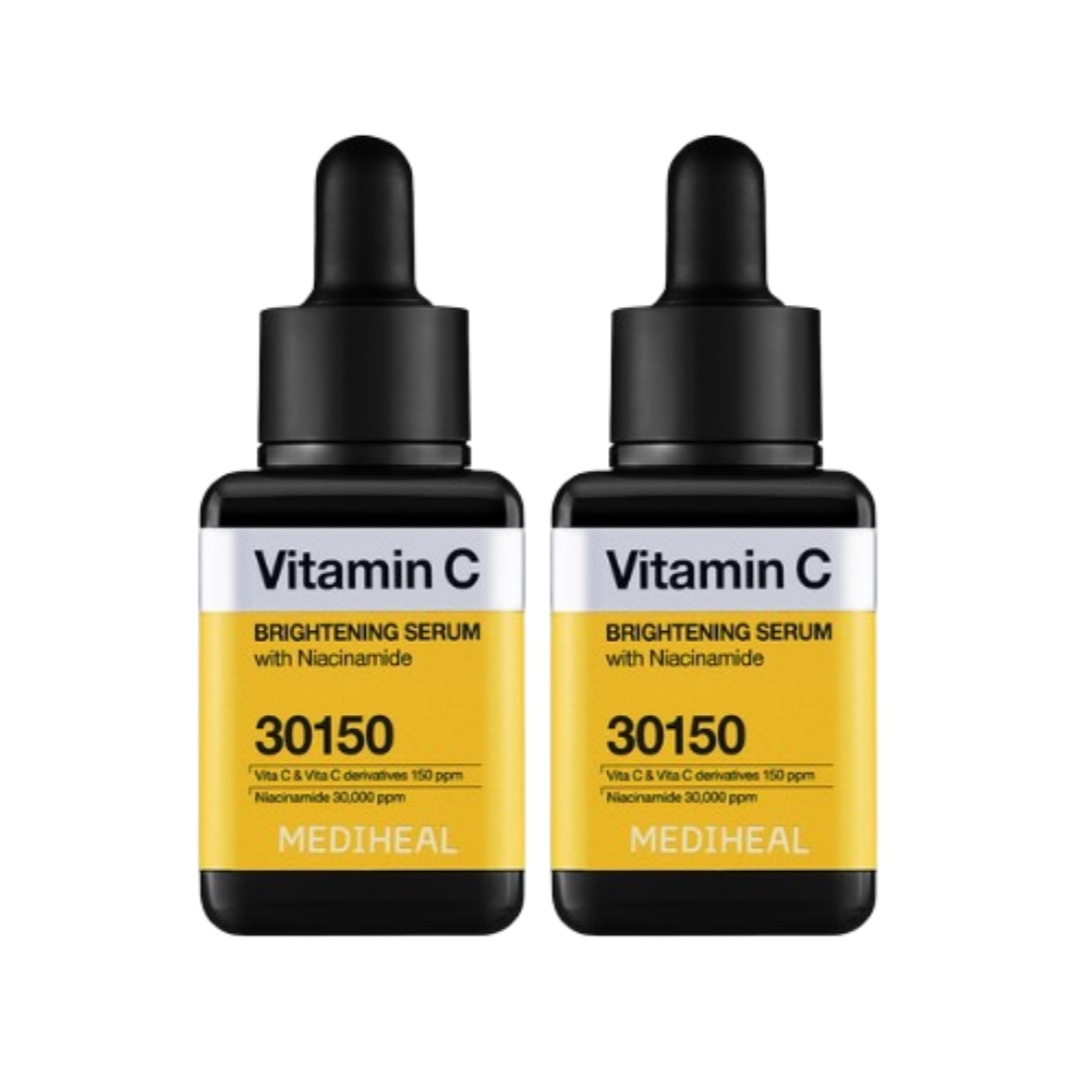 【毛穴トーンケア】[1+1] ビタミンCブライトニングセラムダブル企画 40ml×2本 トーンケア 肌キメ整え 角質ケア しっとり美容液 PHA配合 LHA配合 ナイアシンアミド配合 微細化粧液 肌引