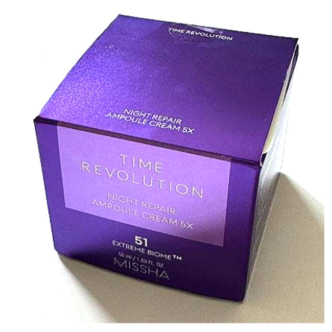 タイムレボリューション ナイトリペア アンプル クリーム 5X 50ml 韓国 人気 クリーム 肌 コンディション ケア 肌 バリア ケア エイジングケア クリーム 多機能 クリーム ハリ ケア