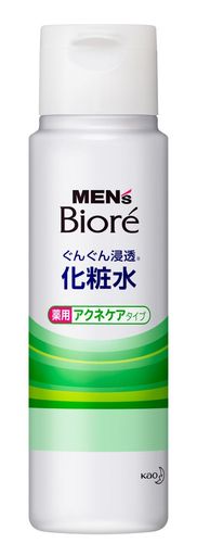 【花王】メンズビオレ ぐんぐん浸透化粧水 薬用アクネケアタイプ 180ML ×5個セット