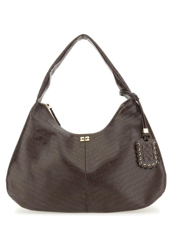 GANNI Women Shoulder Bags A6801 890 BROWN