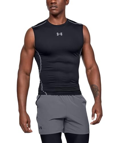 [アンダーアーマー] UA HEATGEAR ARMOUR SLEEVELESS Mens メンズ 001 日本 LG (日本サイズL相当)