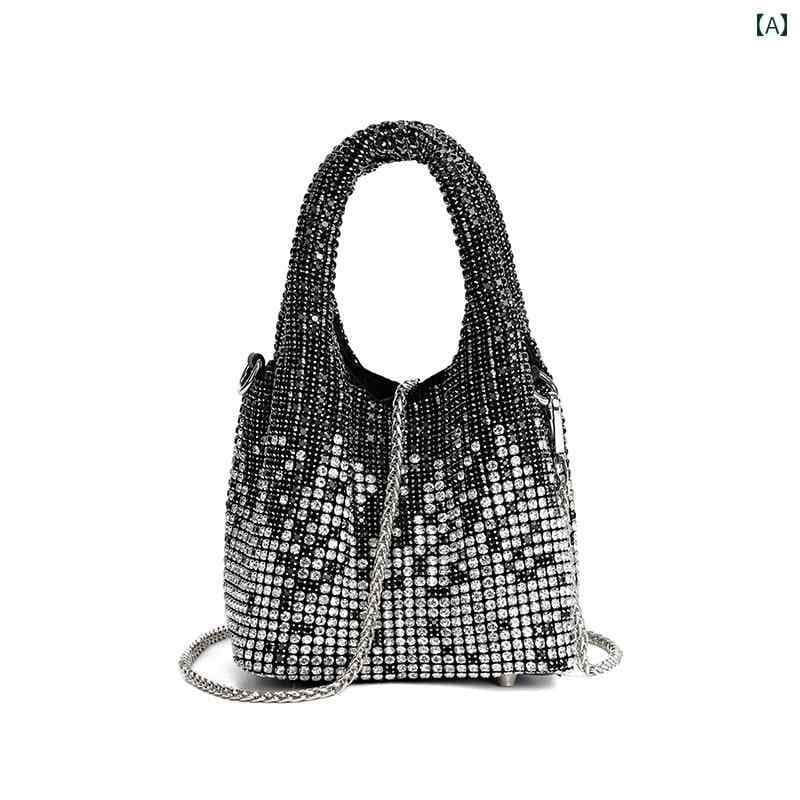 【新作登場】パーティーバッグ レディース 華やか イブニング フル ハンドバック バケット ショルダー クロス ボディバッグ