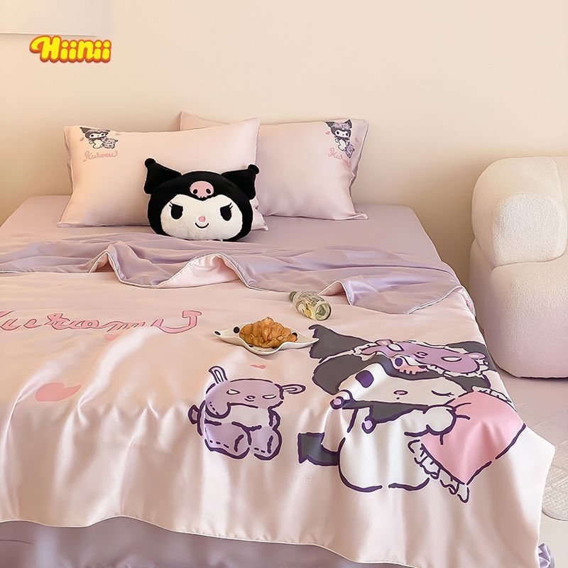 アニメかわいいクロミ80本の天糸夏涼は夏の氷糸エアコンの4セットで洗濯できる