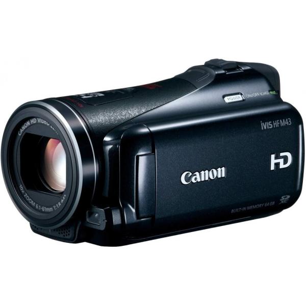 【中古】キヤノン Canon デジタルビデオカメラ iVIS HF M43 IVISHFM43 光学10倍 光学式手ブレ補正 内蔵メモリー64GB