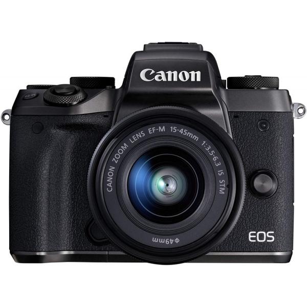 【中古】キヤノン Canon EOS M5 レンズキット EOSM5-1545ISSTMLK SDカード付き