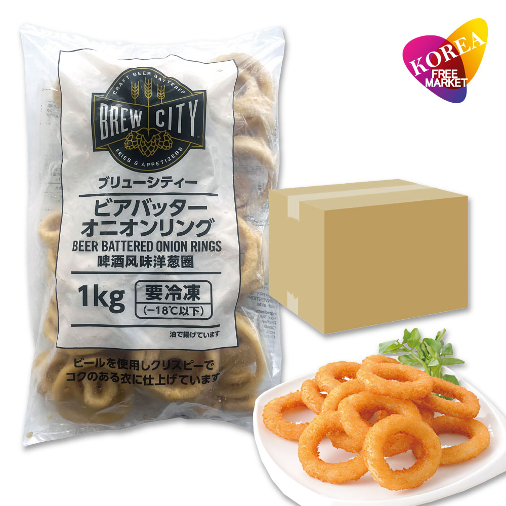 【クール便】ブリューシティー ビアバッター オニオンリング 6袋セット 1kg / 惣菜 お弁当 かわいい おかず