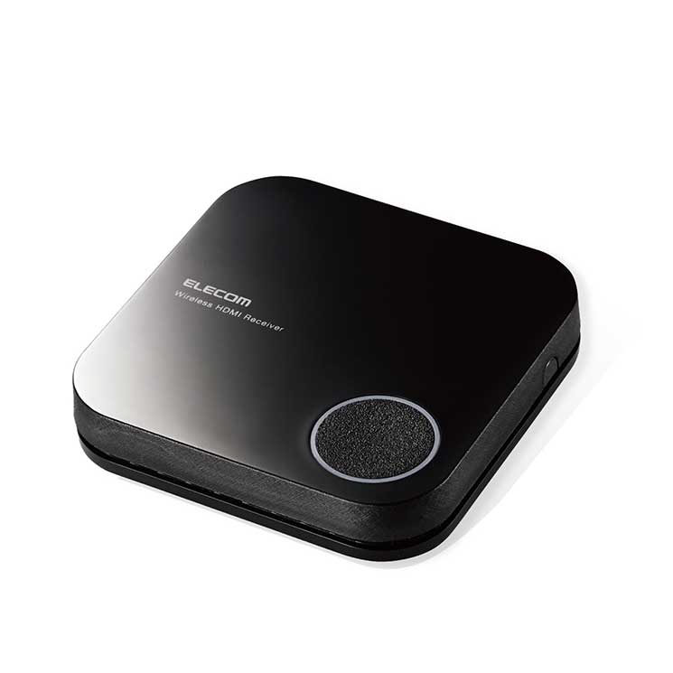 Miracast ミラキャスト レシーバー ワイヤレスHDMI ミラーリング アクセスポイント スマホの画面をテレビに映す スマホ タブレット パソコン Android ブラック ELECO