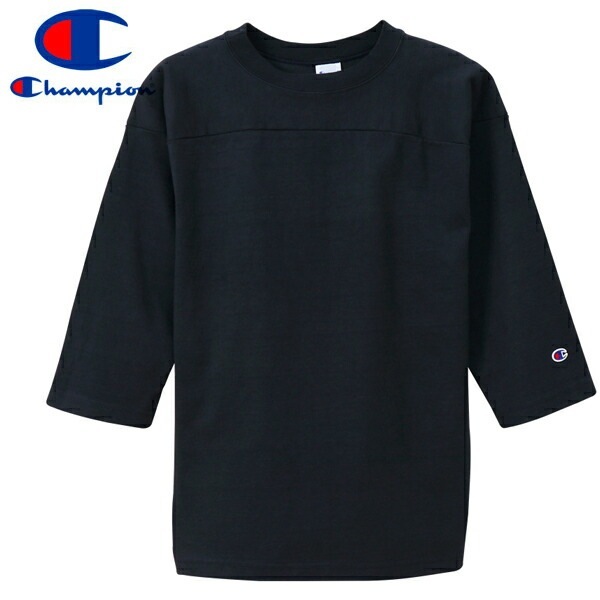 CHAMPION T-1011 3/4 SLEEVE FOOTBALL SHIRT NAVY 【MADE IN U.S.A.】 8,047円