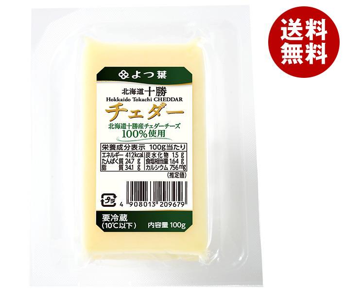 メーカー/問屋直送チルド よつ葉乳業 よつ葉 北海道十勝 チェダー 100g＊10個入＊(2ケース)