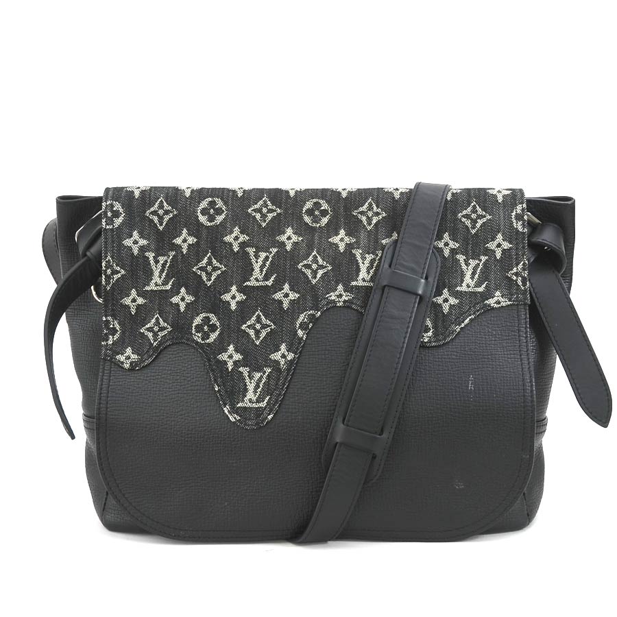 ルイ ヴィトン LOUIS VUITTON ショルダーバッグ NIGOコラボ モノグラム ドリップ ブサス トーキョー/モノグラム ドリップ ブラック メンズ M45971 a0332