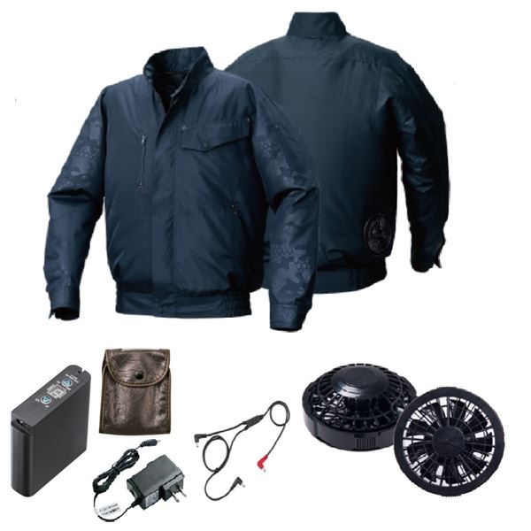 KU92000 空調服 ポリ製 FAN2200B/LIPRO2 ネイビーxネイビーエンボス L 14,486円