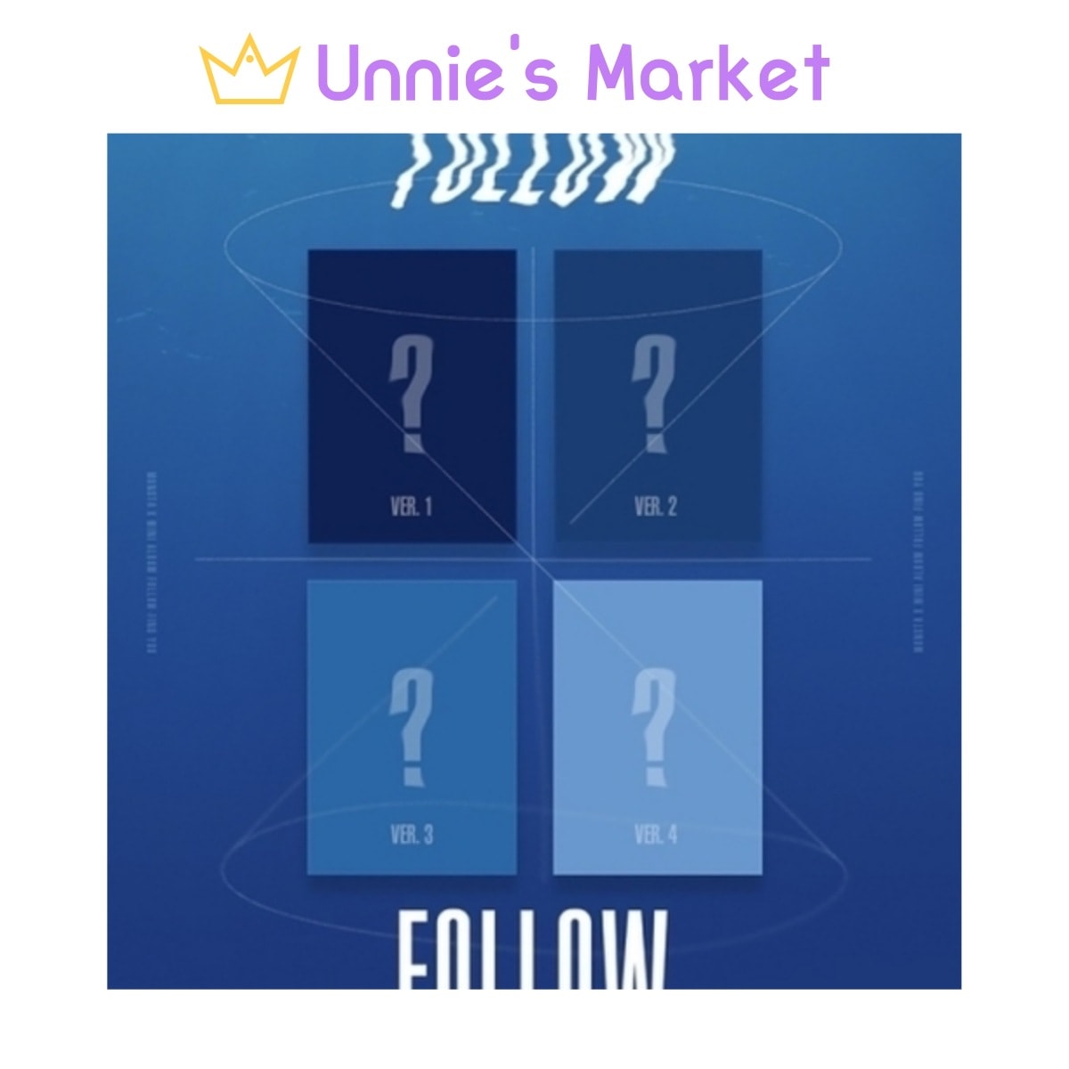 MONSTA X Album [FOLLOW FIND YOU] + Free Photocard(fan-made) 1EA 5,100円