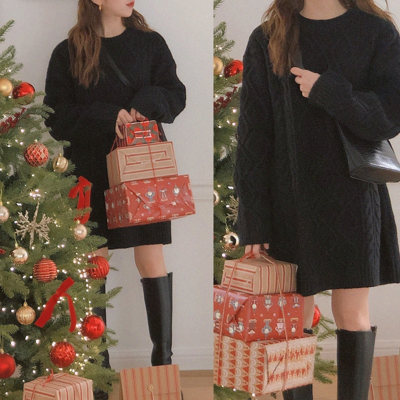 Bonnie Twisted Knitted Dress