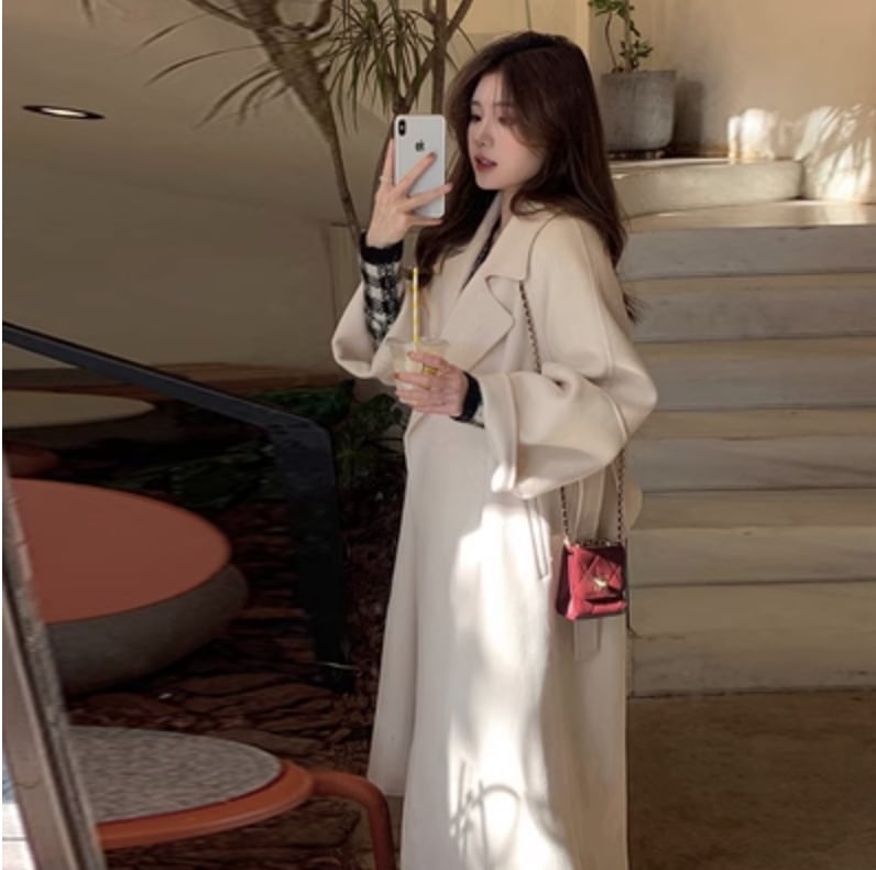 アウター コート 上着 ロング丈 長袖 かわいい 大人可愛い きれいめ シンプル カジュアル 大人 上品 おしゃれ お洒落 大人女子 こなれ感 個性的 主役級 存在感 美容師 メイクアップアーティスト