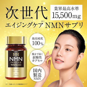 レバンテ NMN サプリメント 15500mg 分析済（配合量/純度100%）60 カプセル 耐酸性 酵母発酵 αリポ酸 還元型コエンザイムQ10 GMP認定工場 日本製