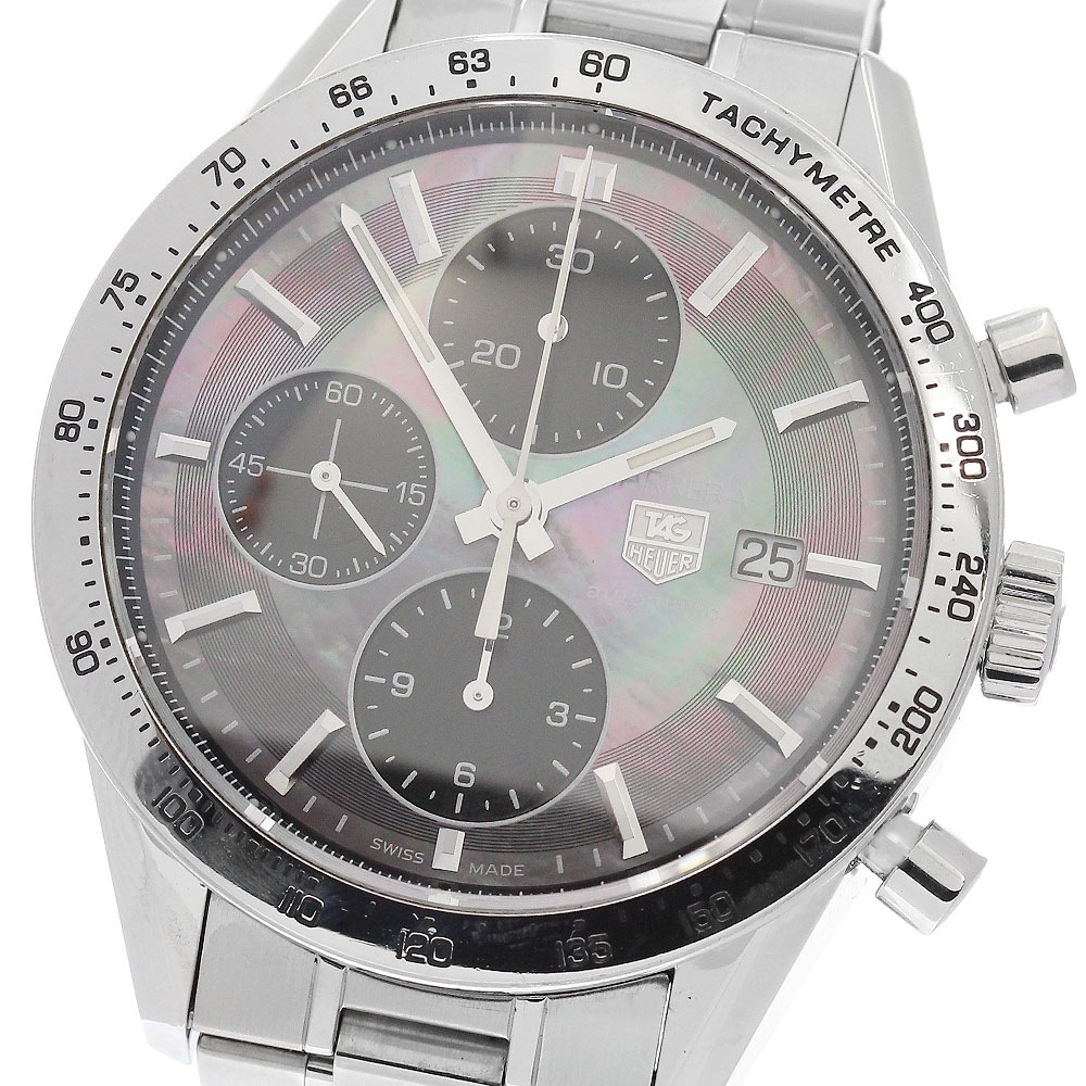タグホイヤー TAG HEUER CV201P-0 カレラ キャリバー16 クロノグラフ デイト 自動巻き メンズ 良品 _955034【中古】