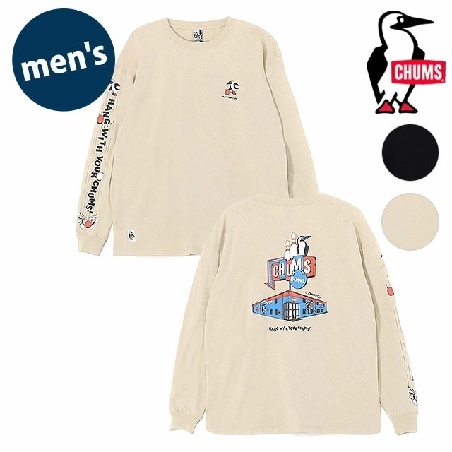 チャムスボール ロングスリーブTシャツ [CH01-2514] M CHUMS Bowl L/S T-Shirt メンズ トップス カットソー 長袖 USAコットン 正規取扱店
