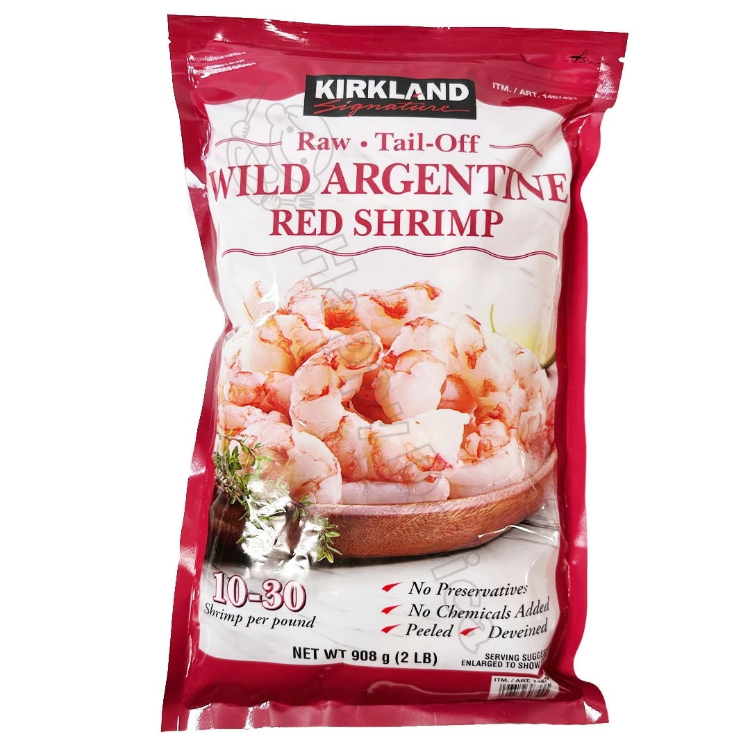 【大容量908g】アカエビ むき身 10-30 加熱調理用 カークランドシグネチャー 赤えび シュリンプ 食品 冷凍