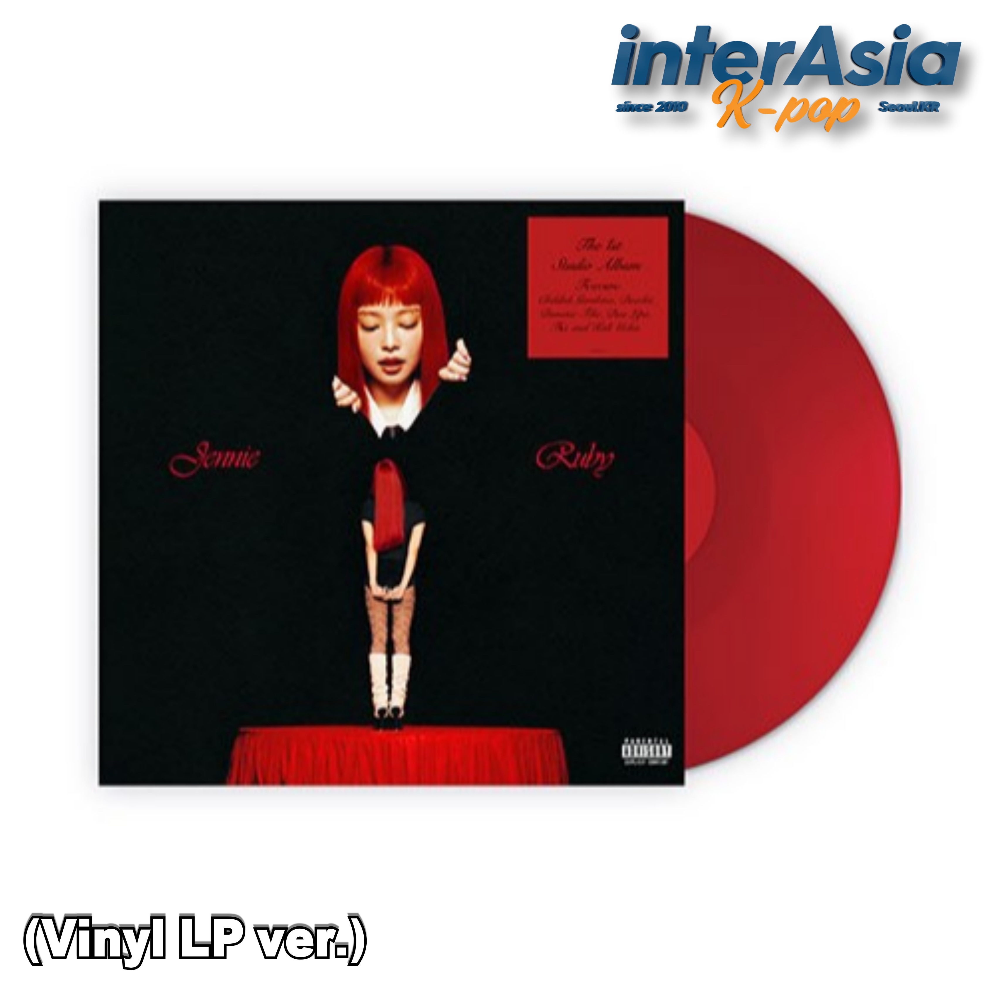 [10月13日発売] JENNIE - The 1st Studio Album 「Ruby」 (Unsigned) (Vinyl LP) ブラックピンク