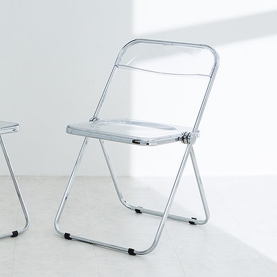 恵みの時 新品CASTELLI PLIA クリアチェア イス折り畳み椅子リプロ