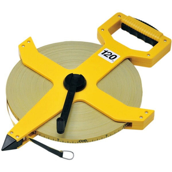 学校体育器具 巻尺KL-120M イエロー G1539