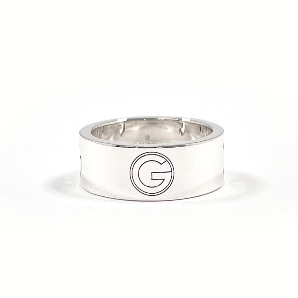 ロゴ カットアウト リング・指輪 シルバー シルバー925 14.5号 ユニセックス