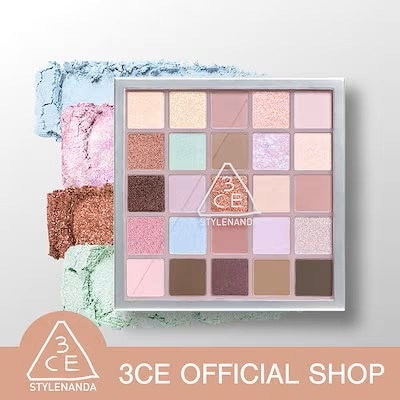 【3CE公式】 XL アイシャドウパレット / 25色 / ラメ