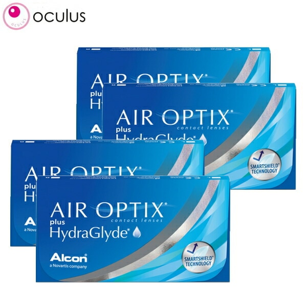 4箱　エアオプティクス プラス ハイドラグライド 2ウィーク 6枚入り　【HG】
