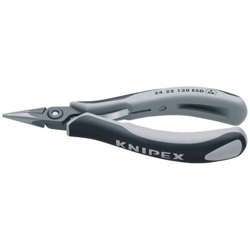 KNIPEX社　ESD精密用プライヤｰ 半丸 135mm画像はイメージです実際の商品とは異なります　3422130ESD 9,110円
