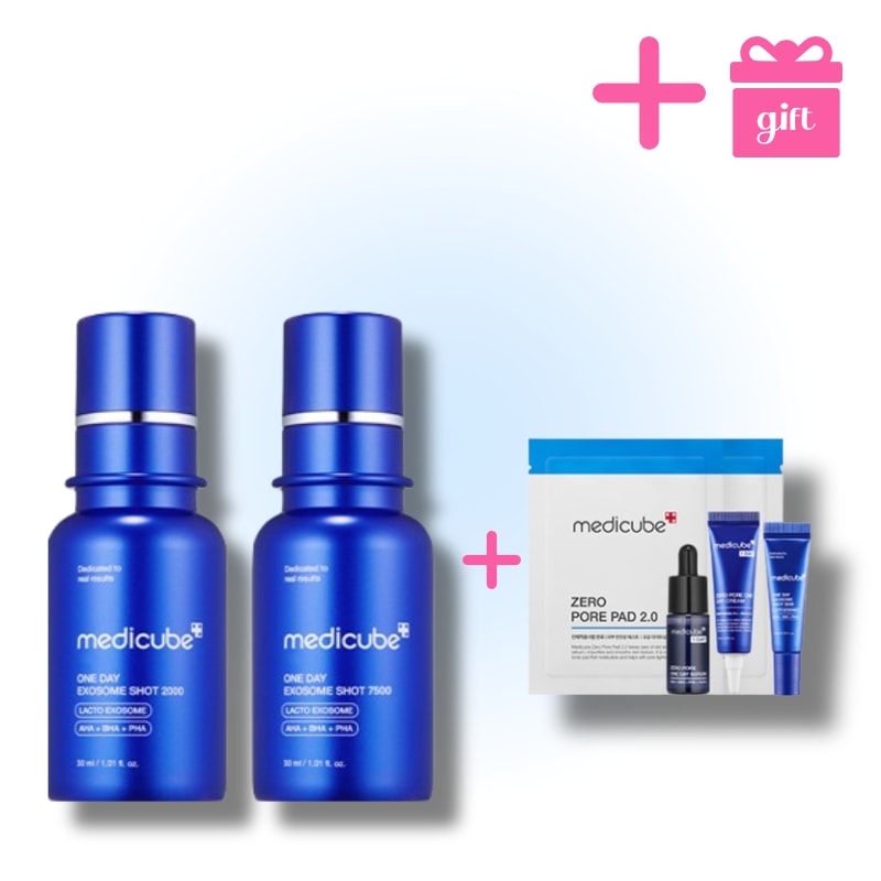 【GIFT】ゼロ１DAYエクソソームショット2000+7500+毛穴トライアルキット KIT/毛穴/エクソソーム/針美容液/導入美容液/ポテンツァ/角質/ニキビケア// 潤い 保湿/アンチリンクル