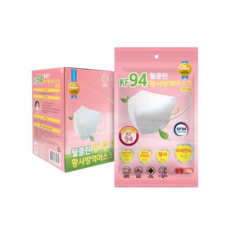 韓国産KF94 黄砂防疫マスク中型50枚