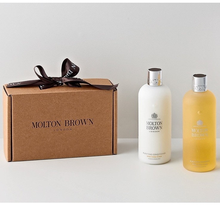 【モルトンブラウン】ピュリファイング インディアンクレス ヘアデュオセット (シャンプー + コンディショナー) 7,989円